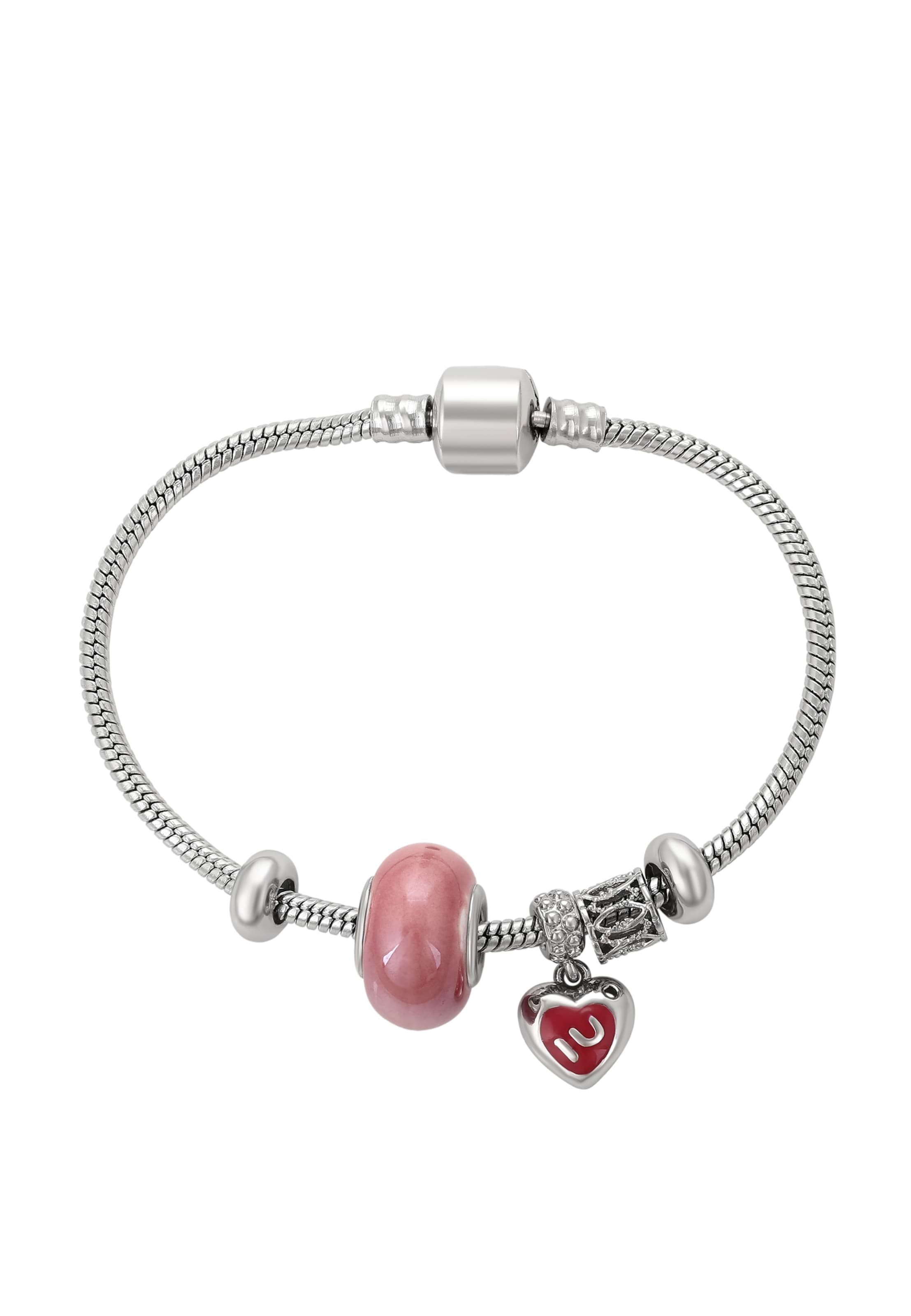 faina - Pulseira em prata: frente