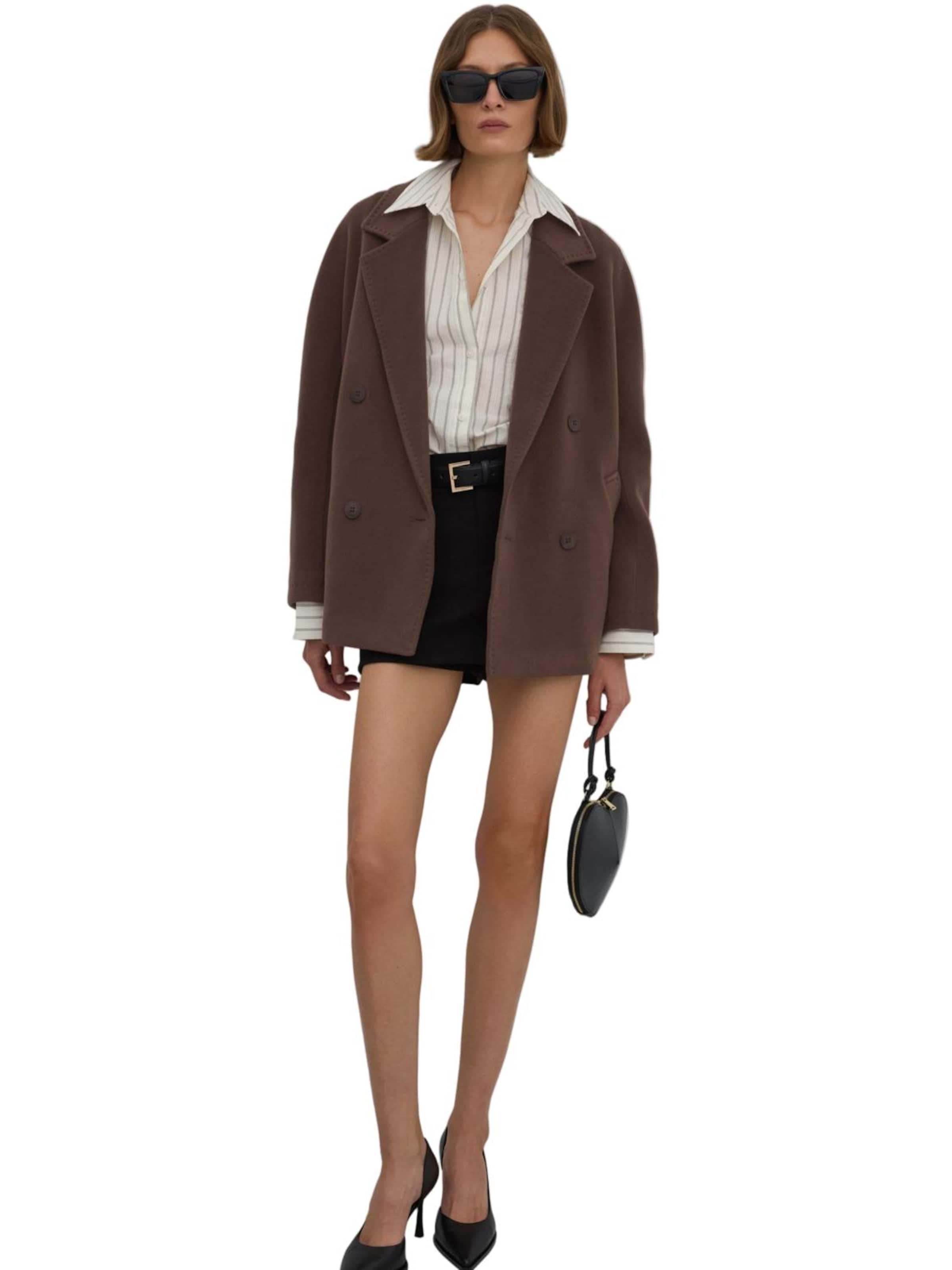 Estro Übergangsmantel '406'‌‌‌ in Braun: Vorderseite