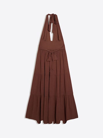 Bershka Kleid 'VESTIDO' in Braun