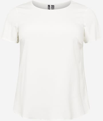 Vero Moda Curve Μπλουζάκι 'BELLA' σε λευκό: μπροστά