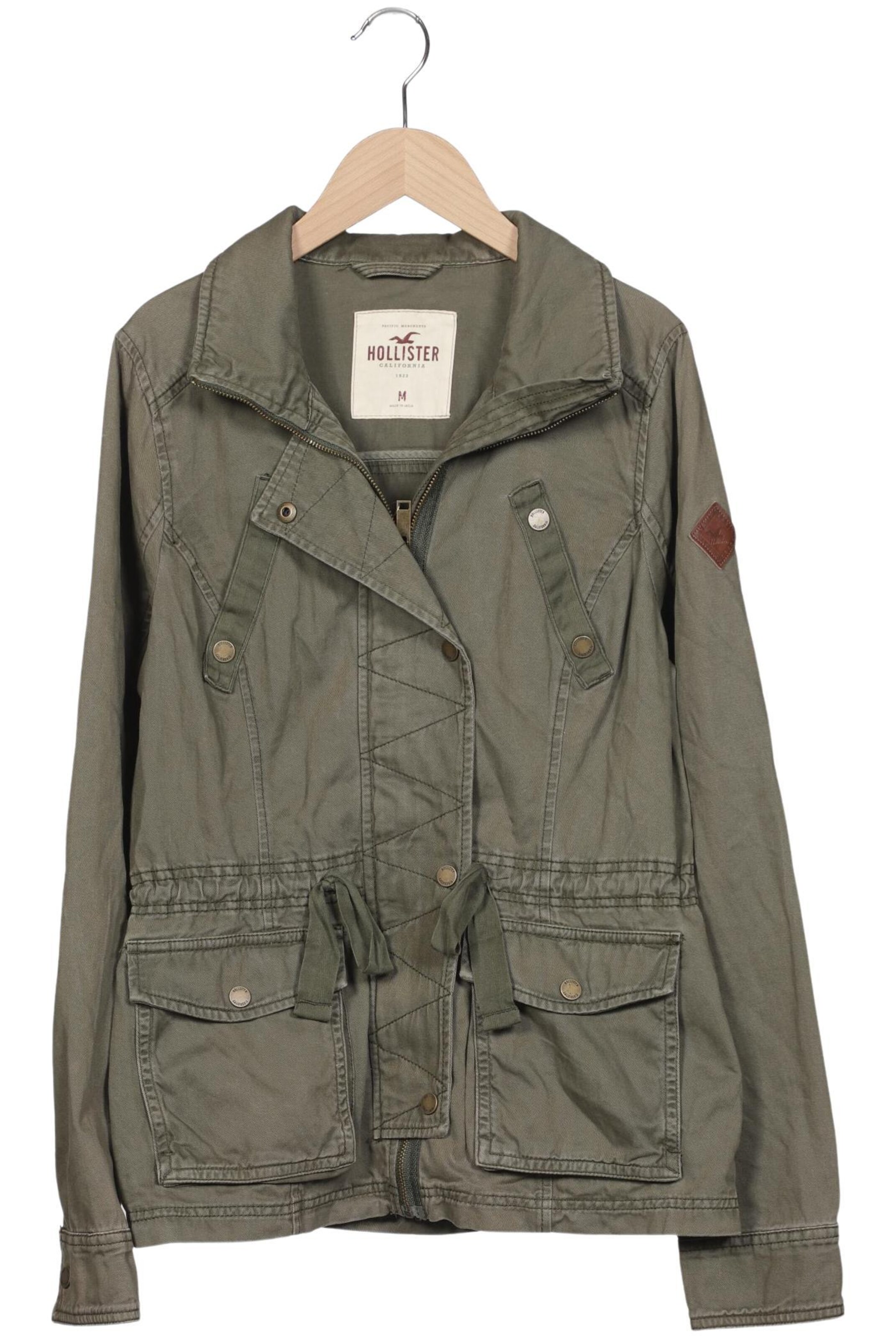 HOLLISTER Jacket & Coat in M in Green: front