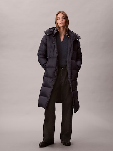 mėlyna Calvin Klein Jeans Žieminis paltas 'ESSENTIAL': priekis