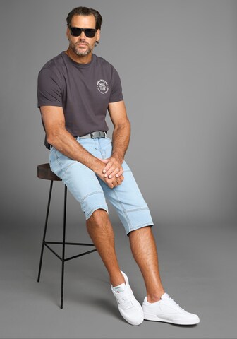 H.I.S Regular Jeans in Blau