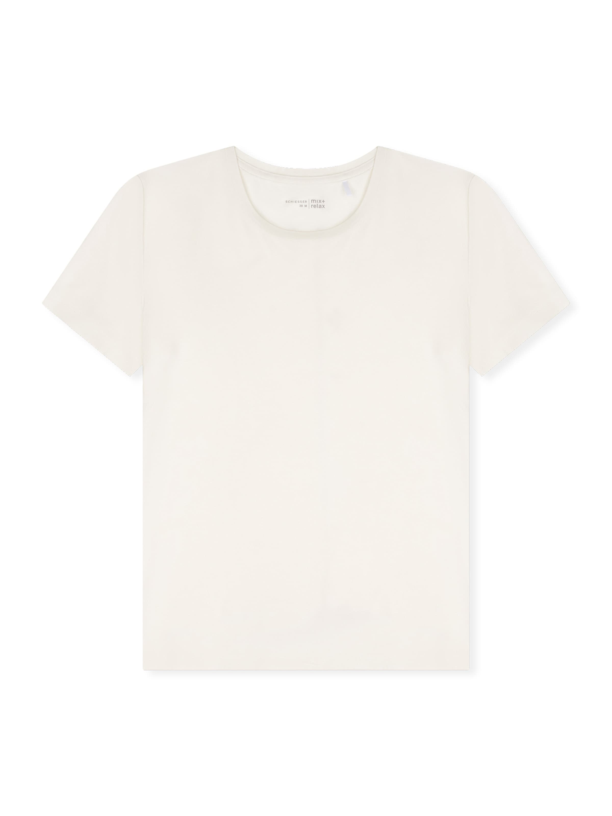 Chemise de nuit ' Mix & Relax ' SCHIESSER en blanc : devant
