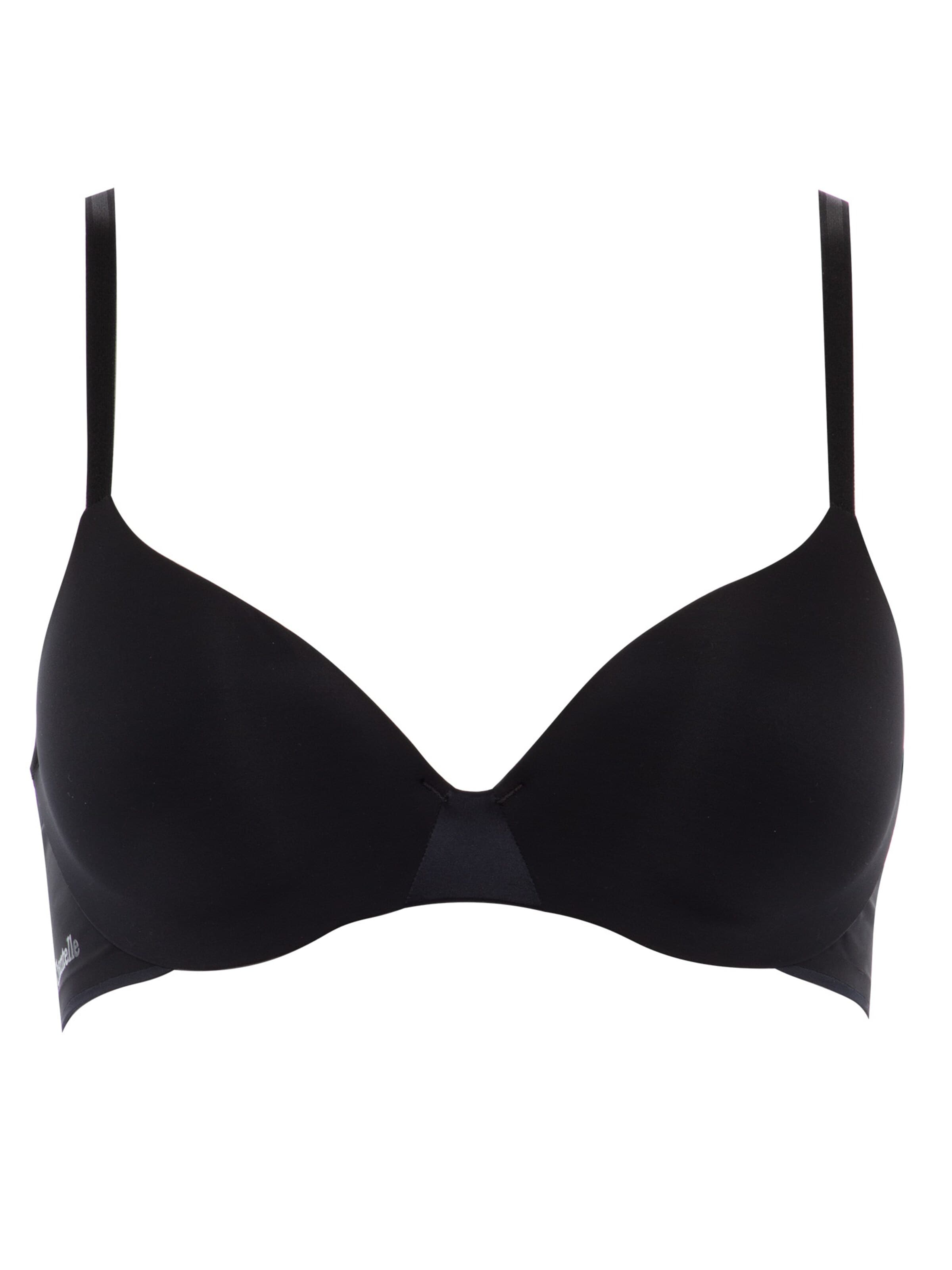 Chantelle T-shirt Bra 'Essential' in Black: front
