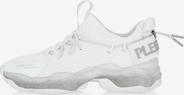 Plein Sport - Zapatillas deportivas bajas 'Tiger Attack' en blanco: frente