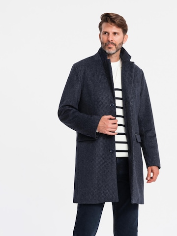 Ombre Between-seasons coat in Blue