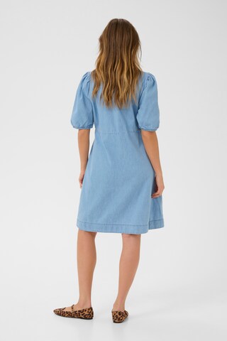 CULTURE - Vestido 'Berteline Arpa' em azul