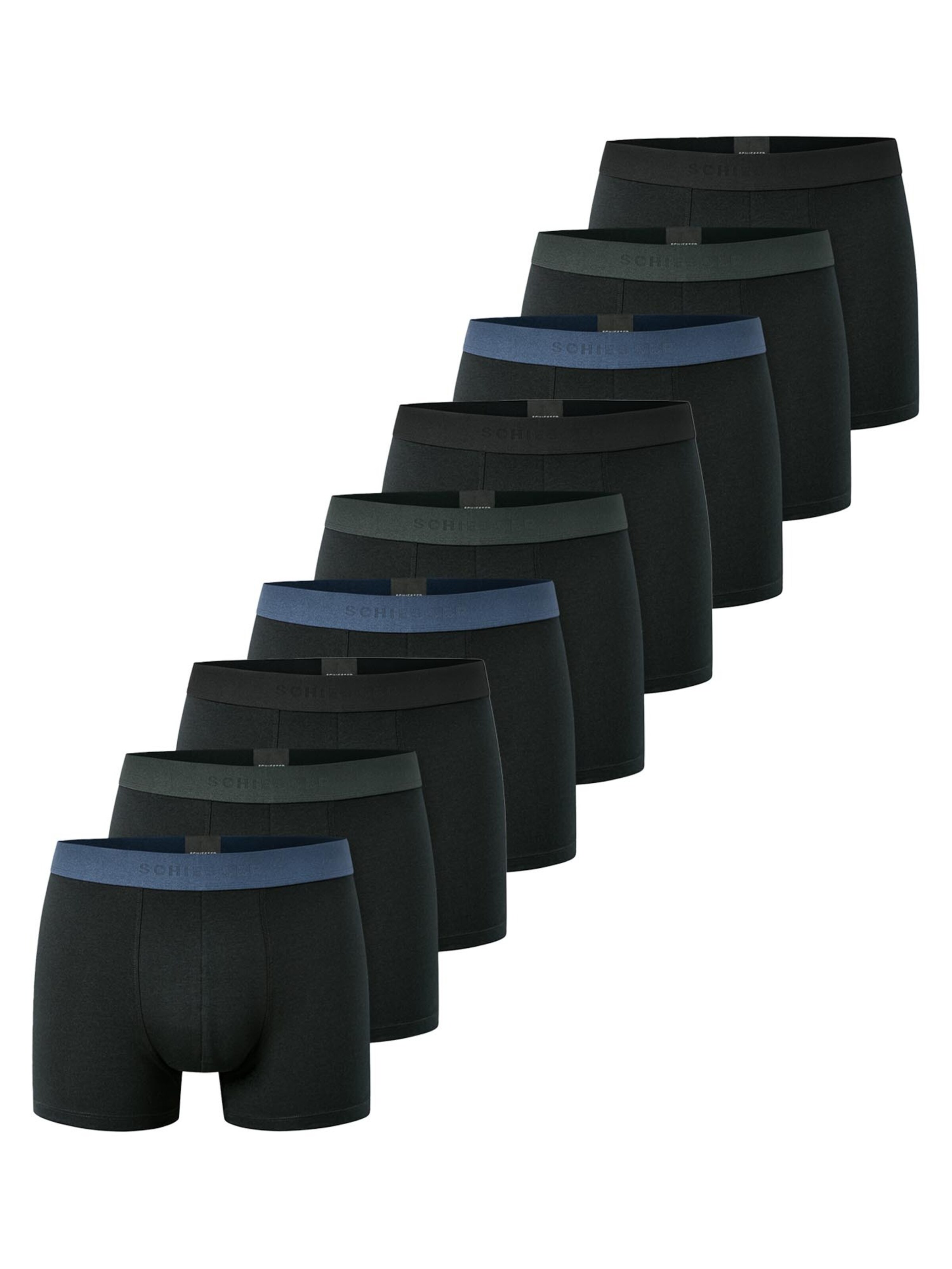 SCHIESSER Boxershorts '95/5 Cotton'‌‌‌‌‌‌ in Schwarz: Vorderseite