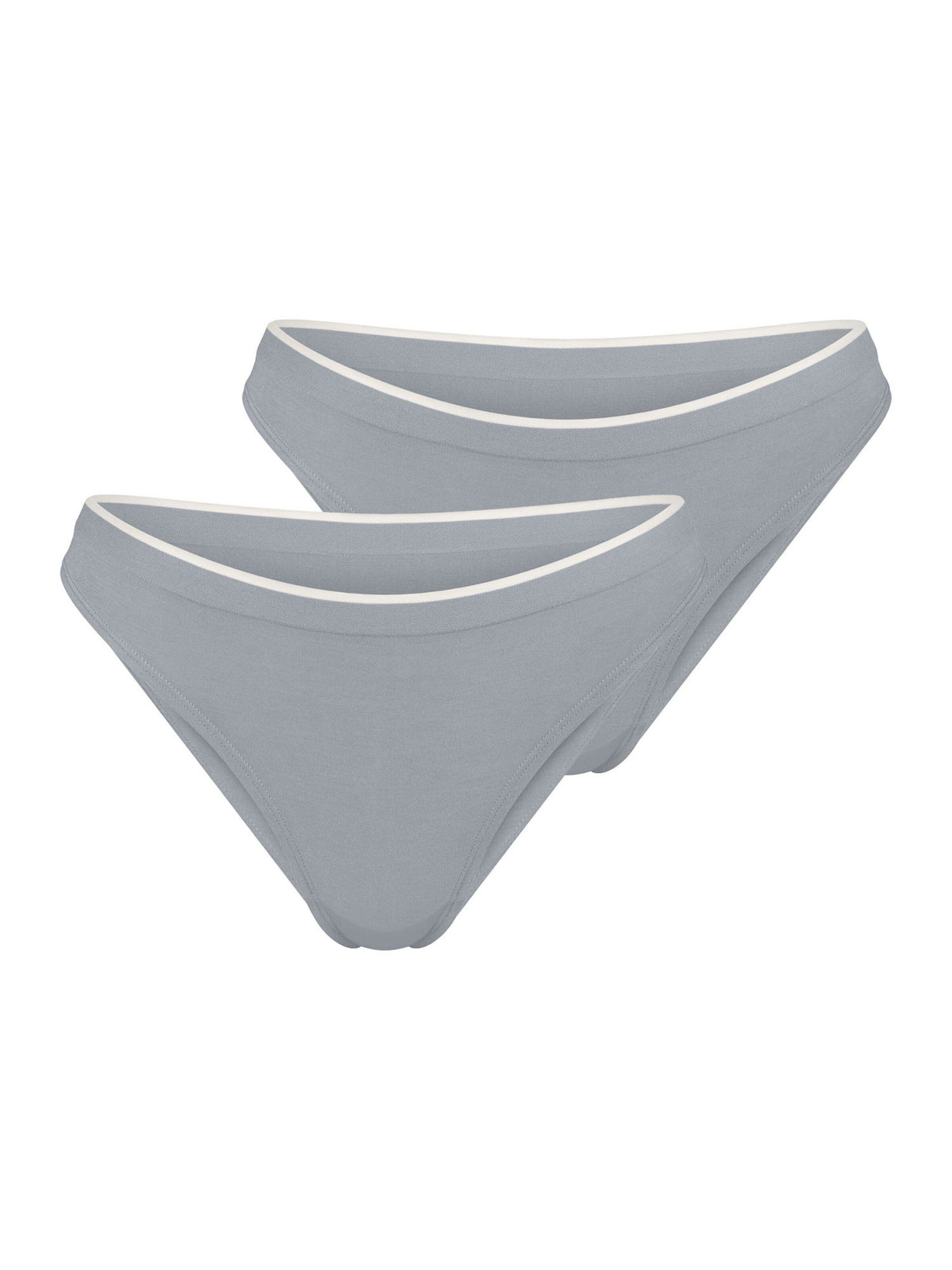 SLOGGI Brasilslip ' Blue GO Sense ' in Grau: Vorderseite