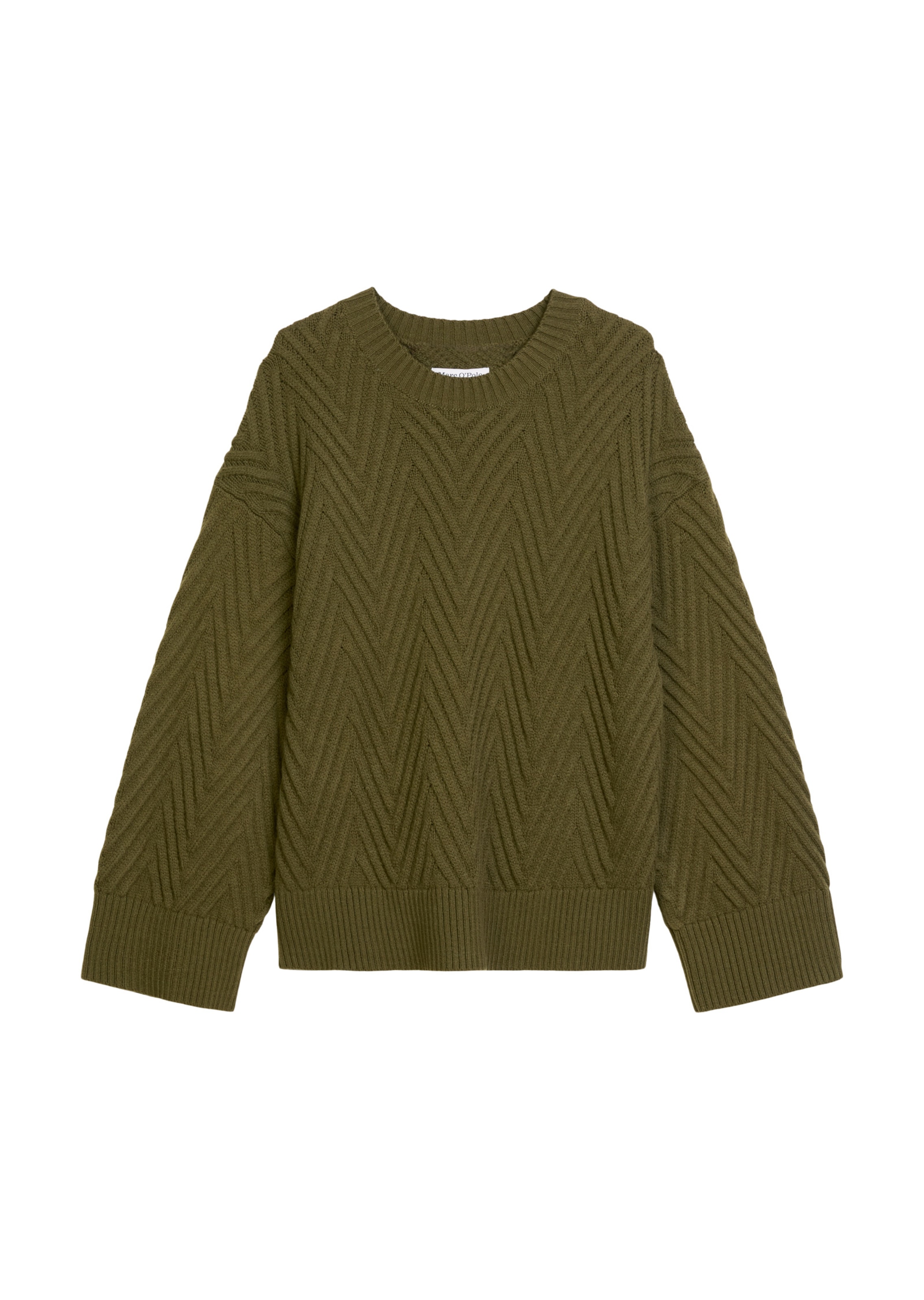 Marc O'Polo DENIM Sweater in Green: front