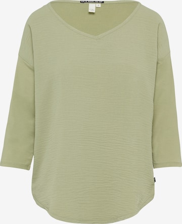 T-shirt QS en vert : devant