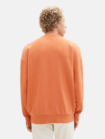 Bluză de molton de la TOM TAILOR DENIM pe portocaliu
