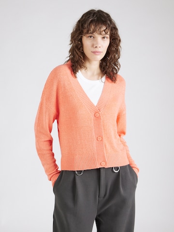 QS Knit Cardigan in Orange