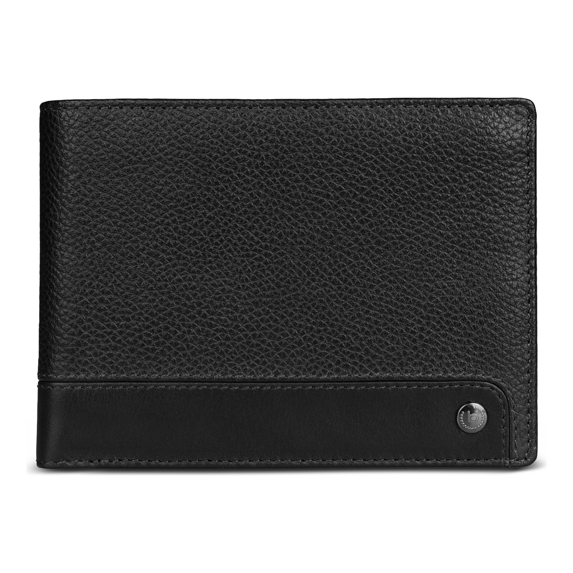 bugatti Wallet 'Due ' in Black: front