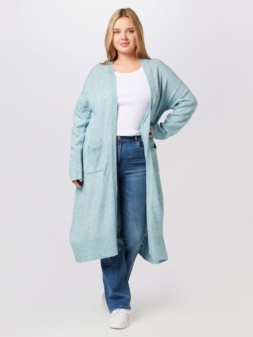 EVOKED Strickjacke 'Cilia' in Blau: predná strana