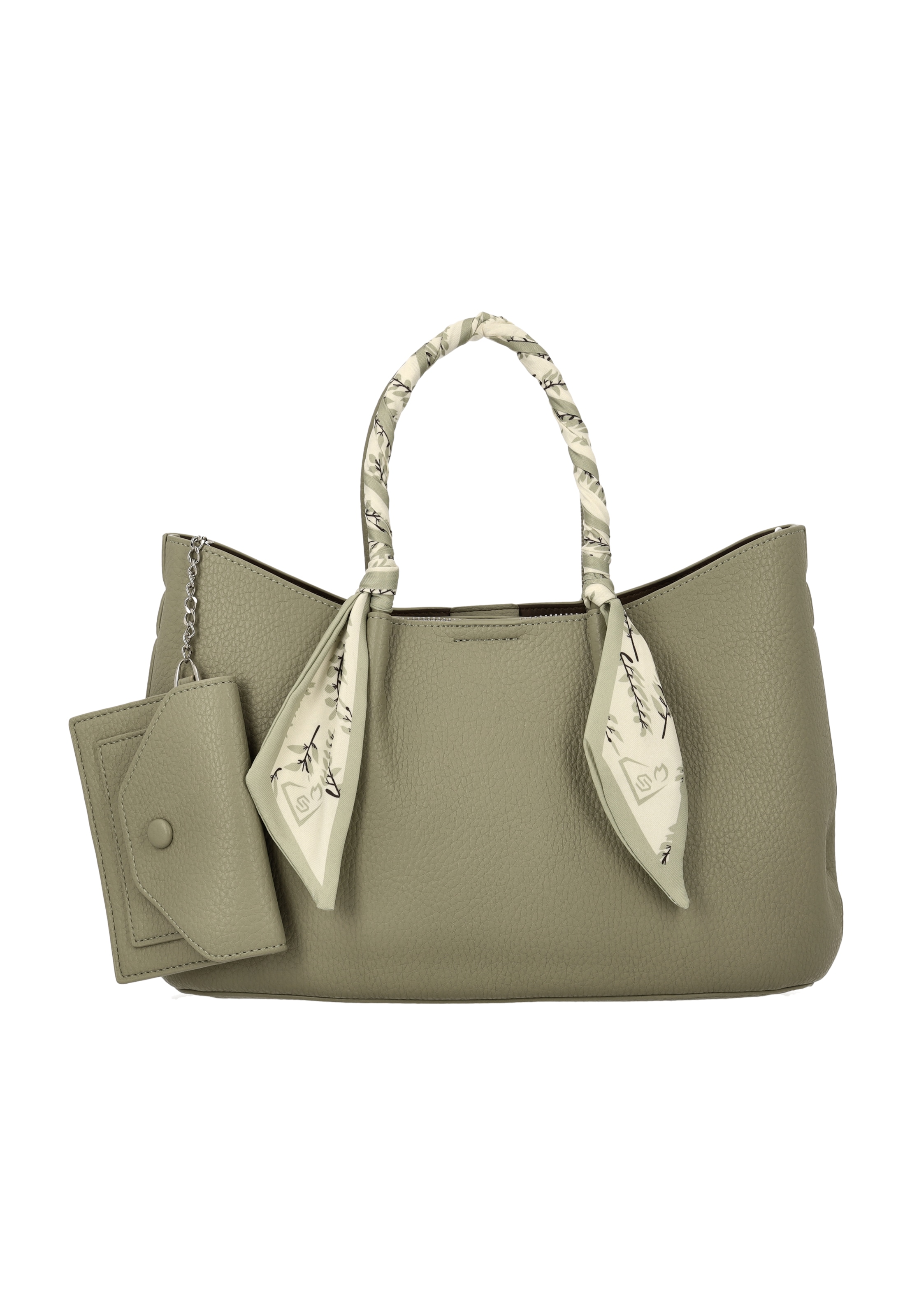 Usha - Bolso de mano en verde: frente