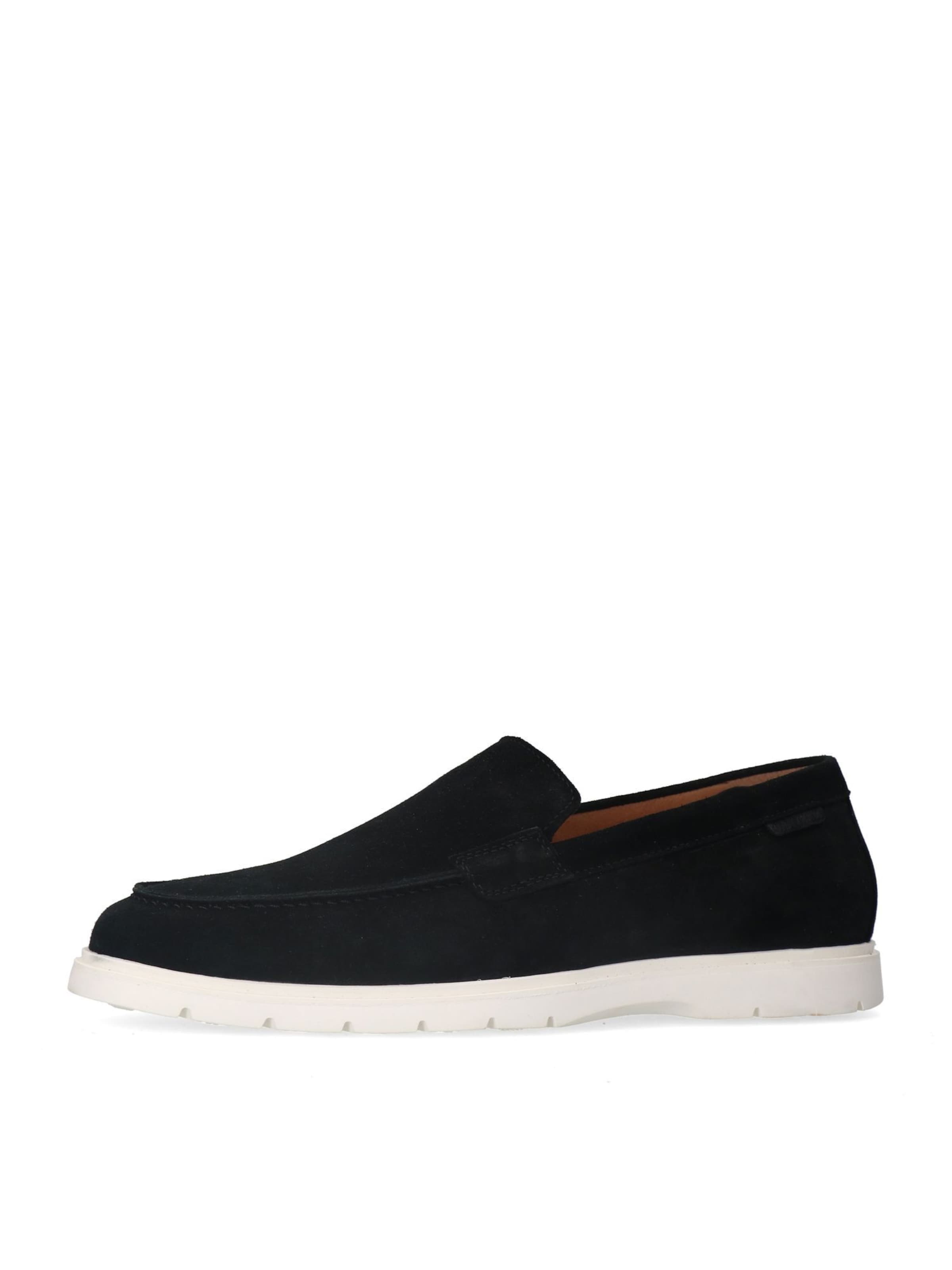 MANFIELD Moccasins in Black: front