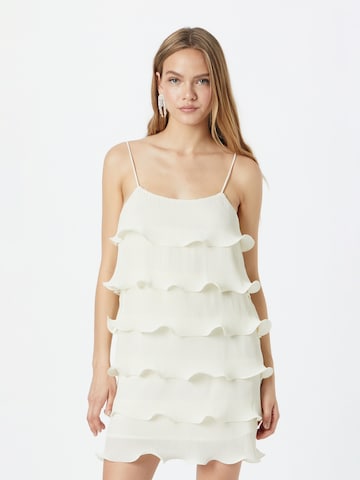 Copenhagen Muse - Vestido de verano 'KIRA' en blanco: frente