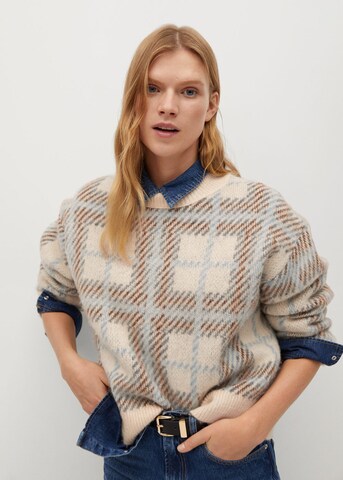 MANGO Pullover 'Austen' i beige: forside