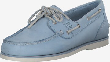 TIMBERLAND Mocassins 'Classic Boat Amherst 2 Eye' in Blauw: voorkant