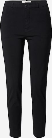 Coupe slim Pantalon chino 'SOLVEJ' Freequent en noir : devant