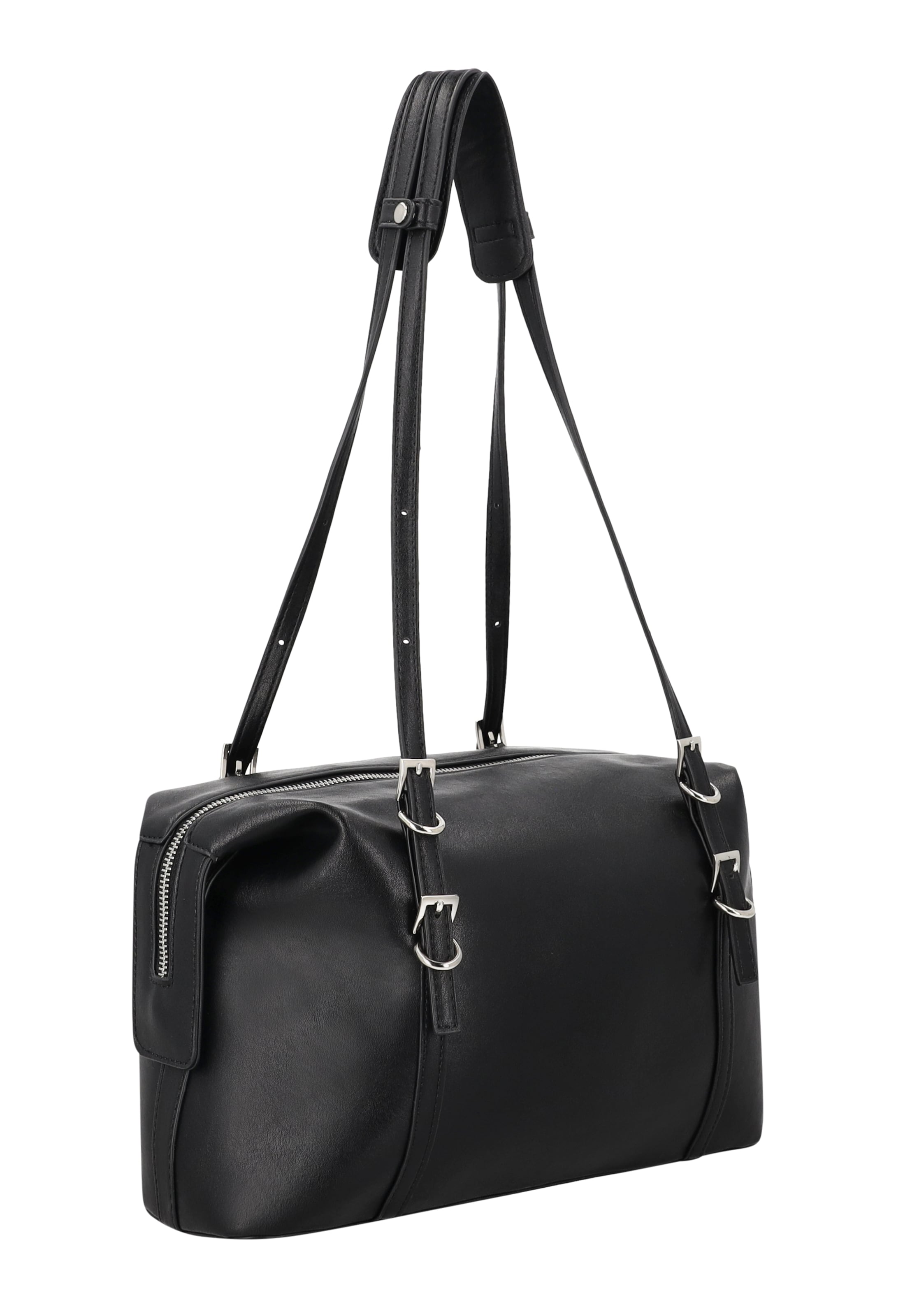 MYMO Schultertasche in Schwarz