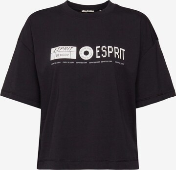 EDC BY ESPRIT Shirt in Schwarz: predná strana