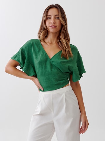 Tussah Top 'BALI' in Green: front