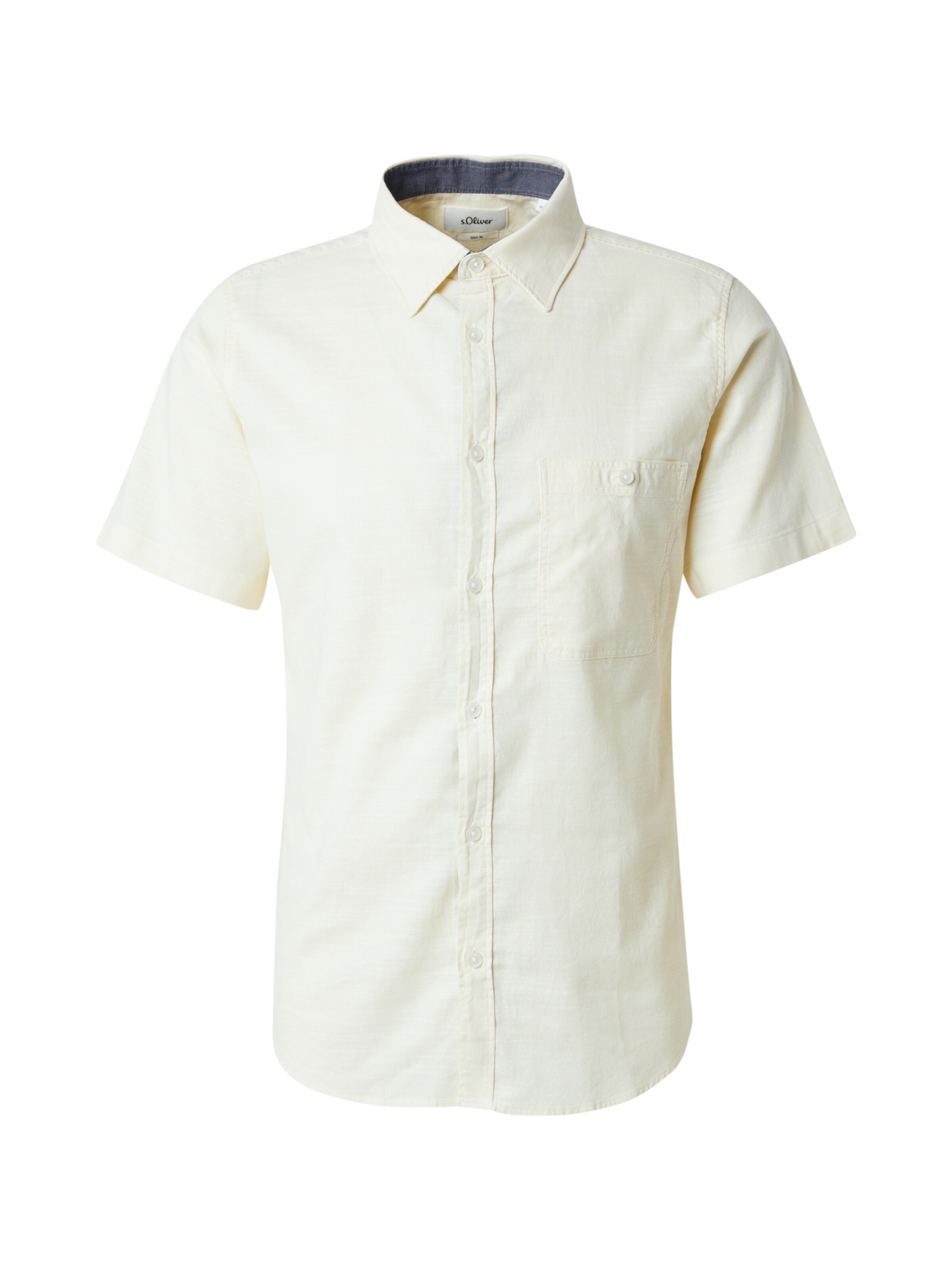 s.Oliver Overhemd in Geel: voorkant