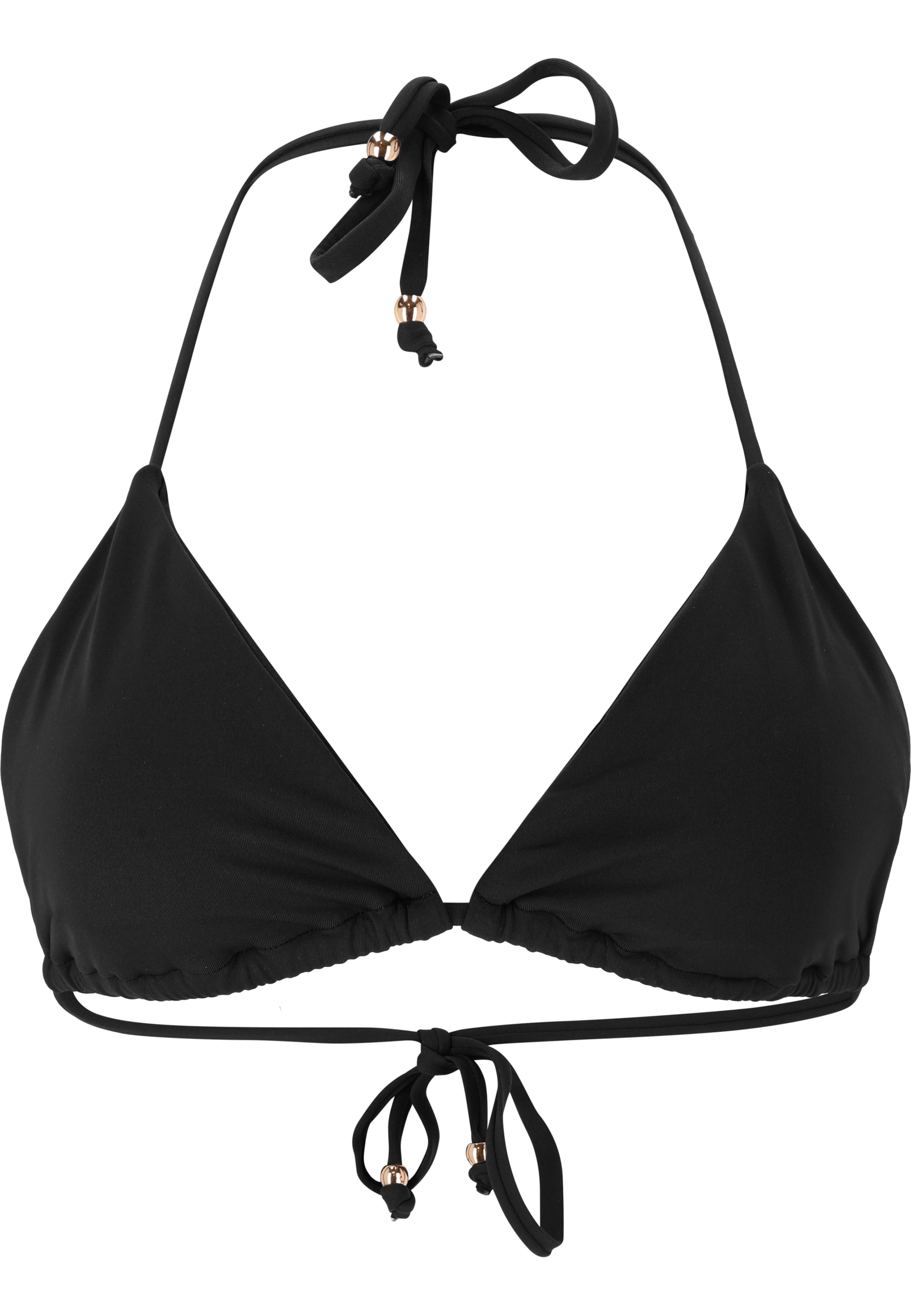 Athlecia Triangle Bikini top 'Sherrill' in Black: front