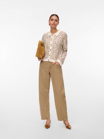 VERO MODA Gebreid vest 'VMRiley' in Wit