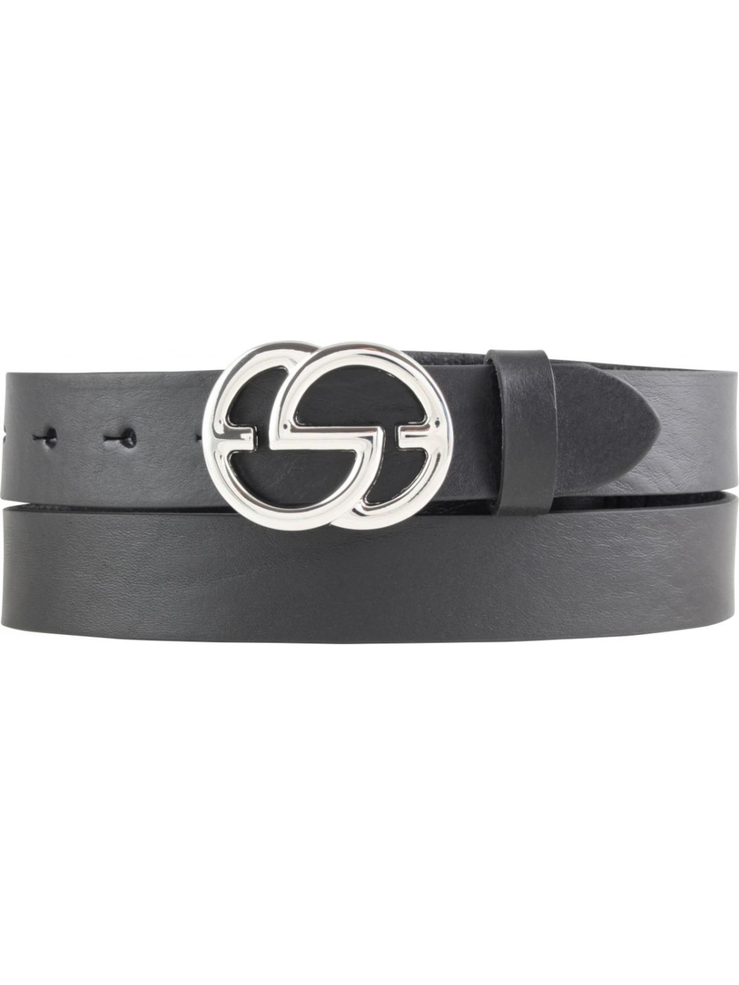 BELTINGER Belt 'Trevisoo' in Black: front