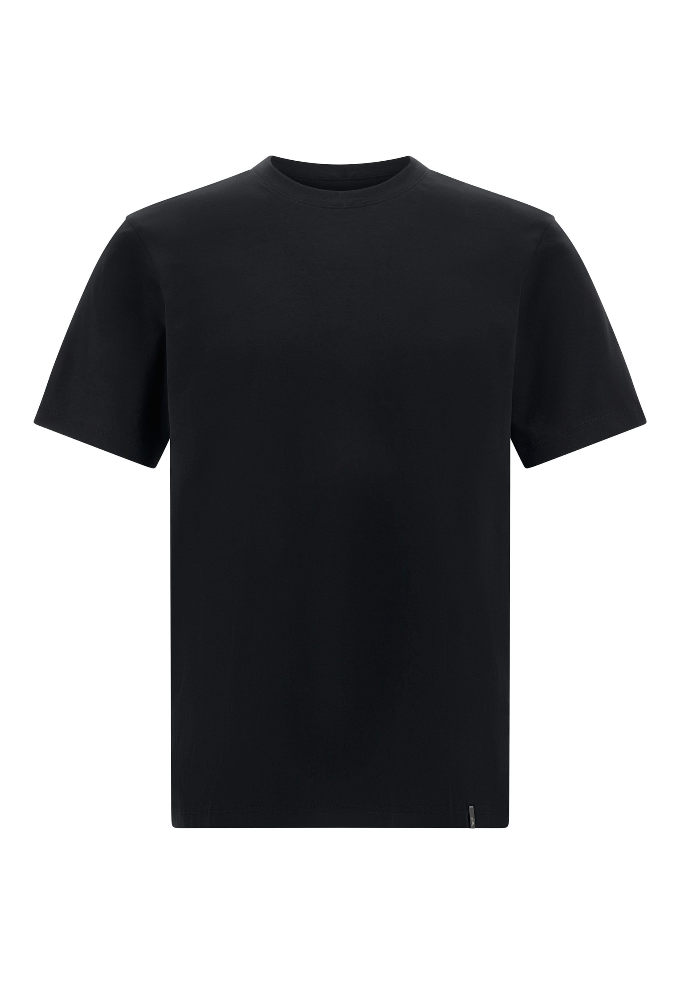 Boggi Milano T-Shirt en noir, Vue avec produit