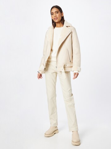 ONLY Regular Broek 'EMILY' in Beige