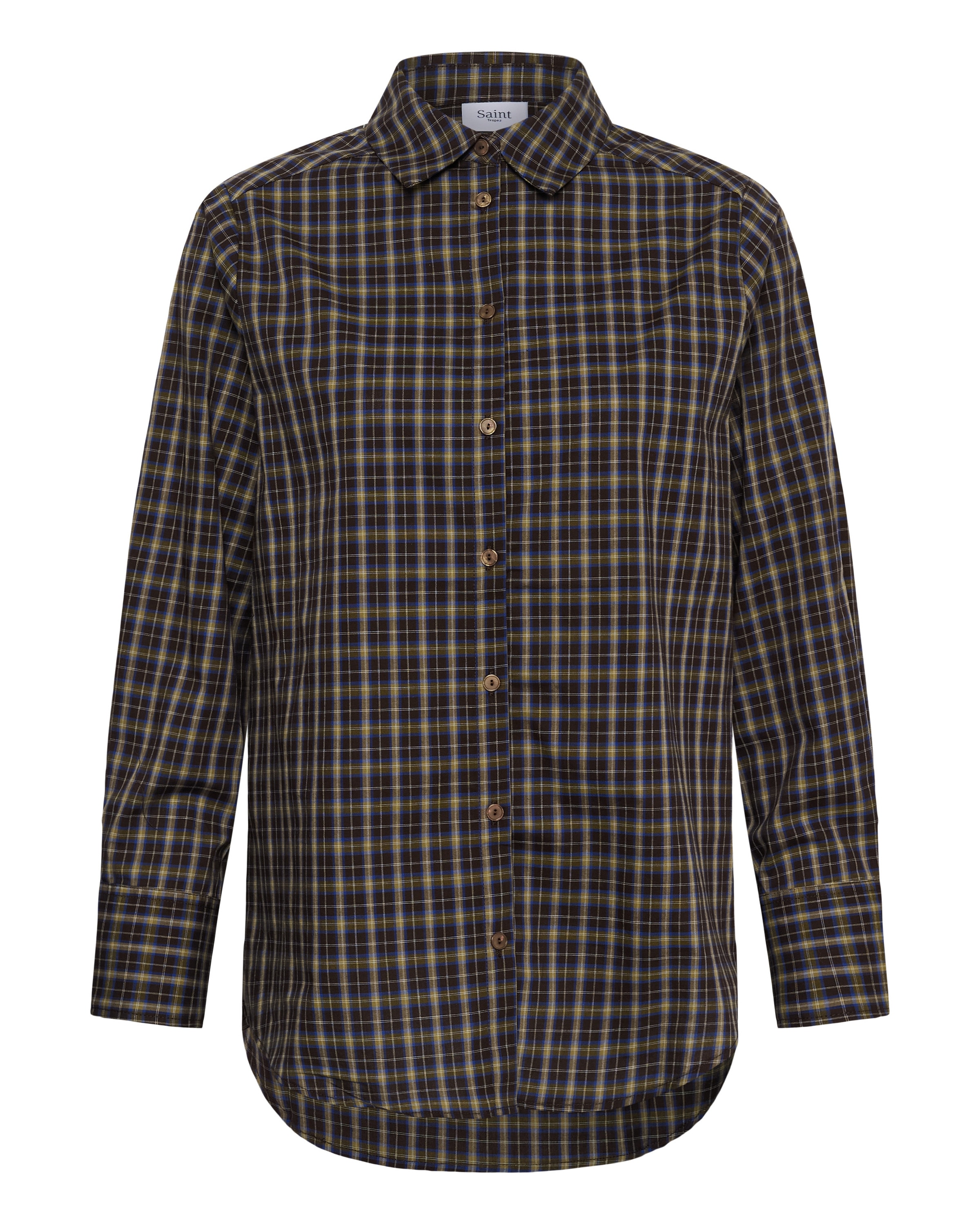 T-shirt SAINT TROPEZ en marron : devant