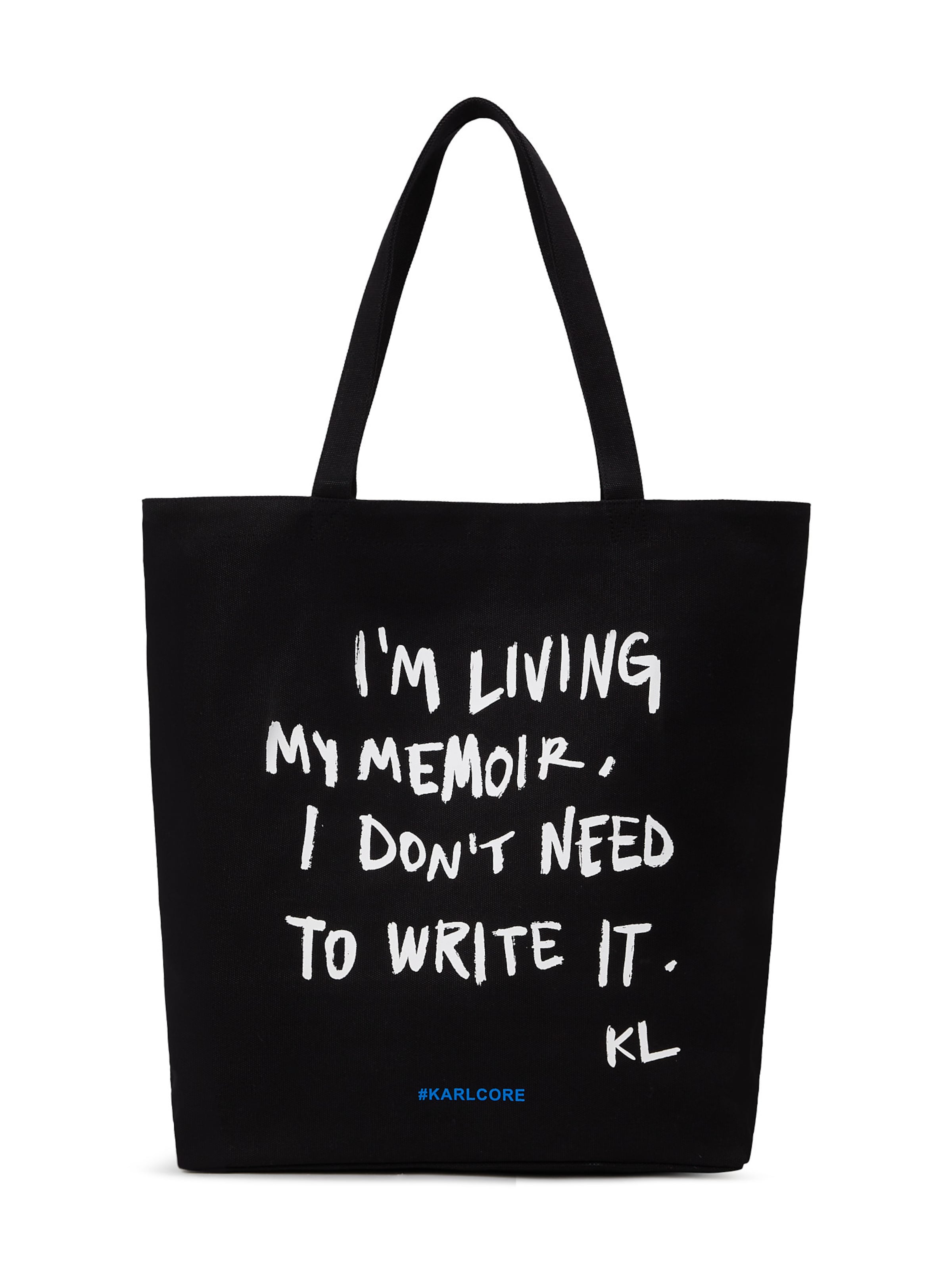 Shopper di KARL LAGERFELD JEANS in nero: frontale