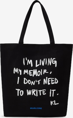 KARL LAGERFELD JEANS Ostoskassi värissä musta: etupuoli