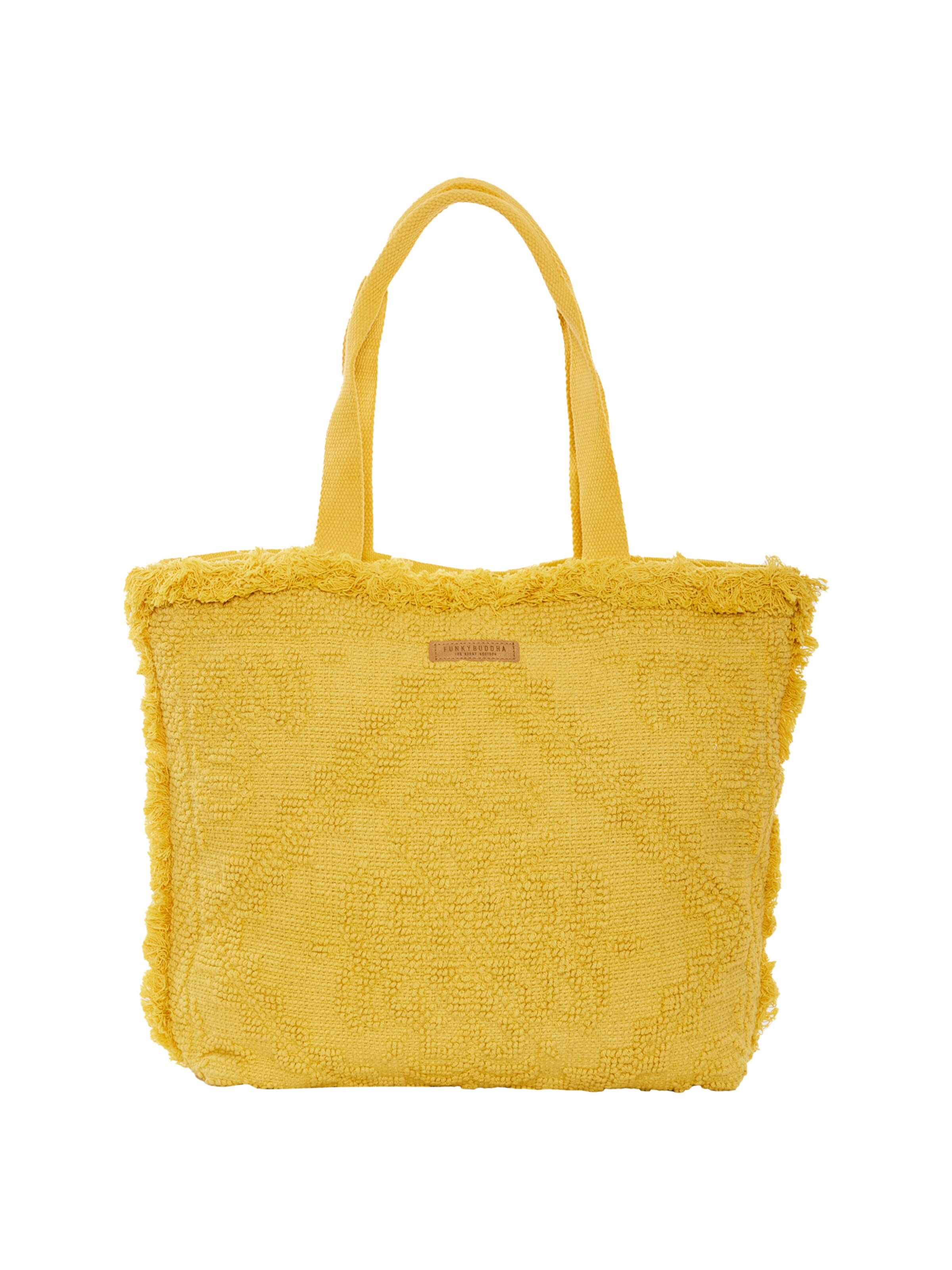 Funky Buddha Beach bag in Yellow: front
