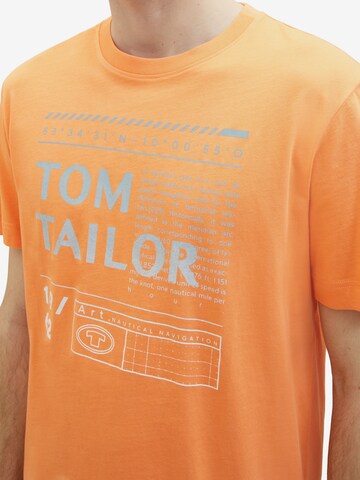 TOM TAILOR Shirt in Oranje