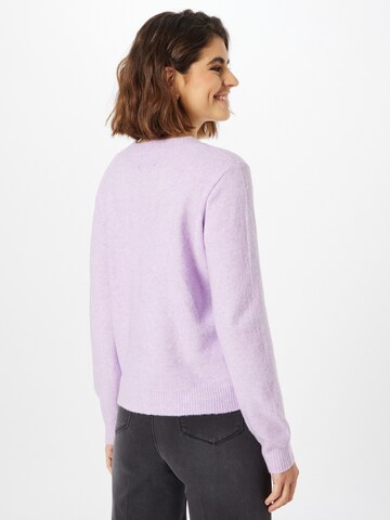PIECES Sweater 'Janita' in Purple