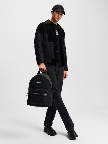 KARL LAGERFELD JEANS Přechodná bunda – černá