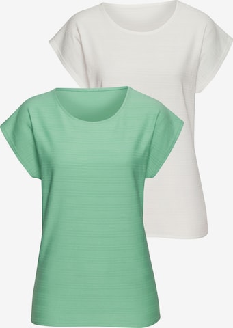 T-shirt VIVANCE en vert : devant