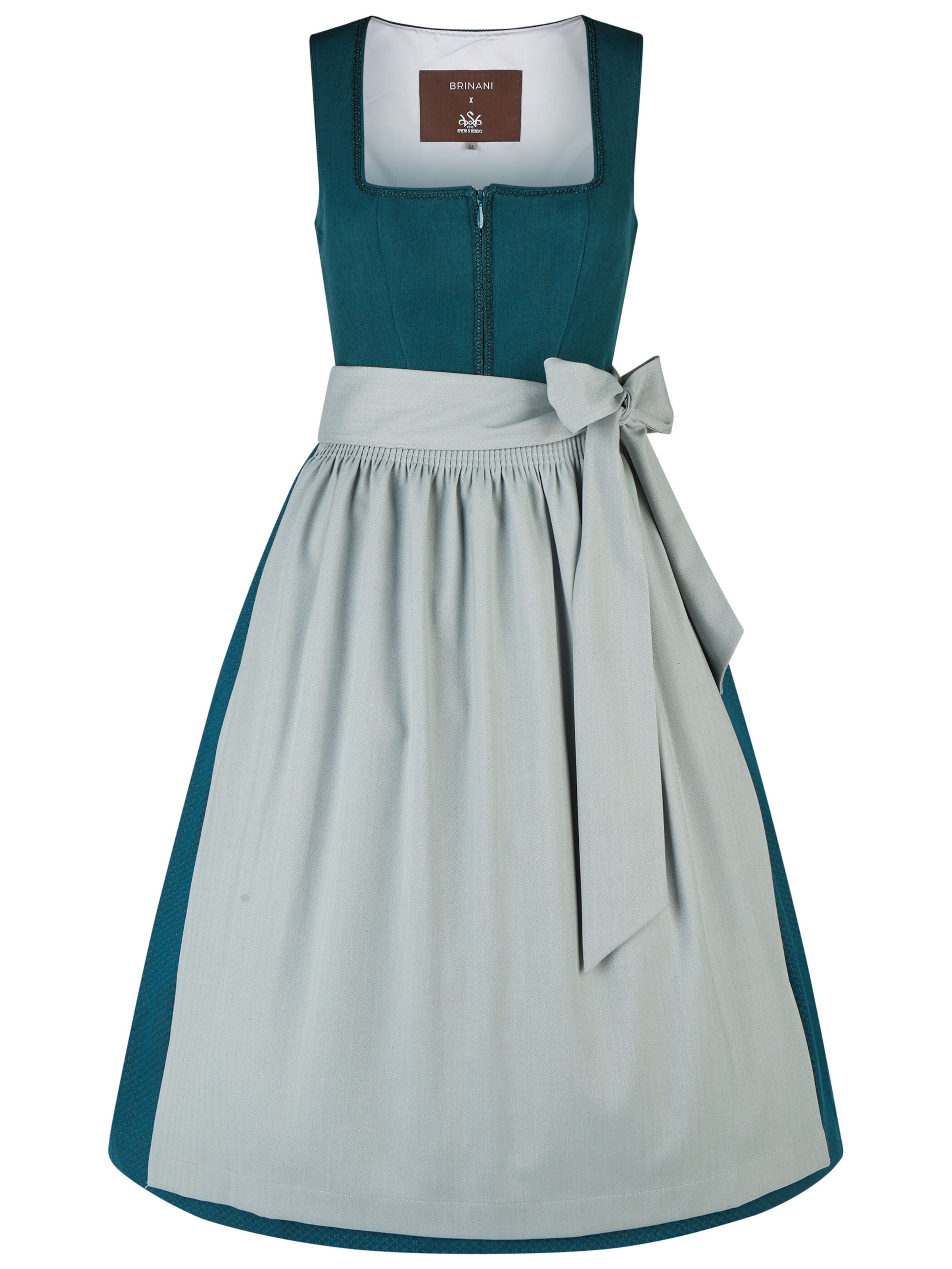 SPIETH & WENSKY Dirndl 'Uschi' in 32 in Petrol, Item view