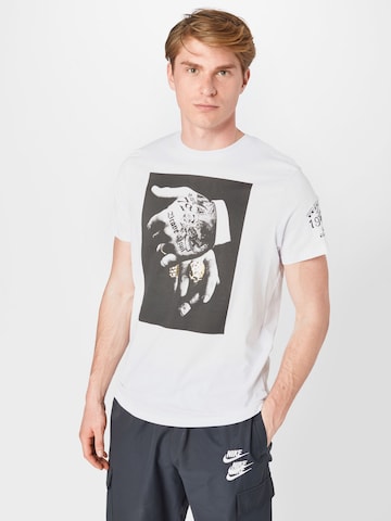 BRAVE SOUL Shirt 'VIGGOX' in Wit: voorkant