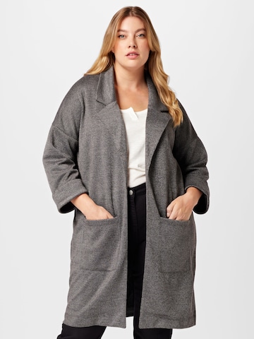 PIECES Curve Blazer 'Dorita' in Grey: front