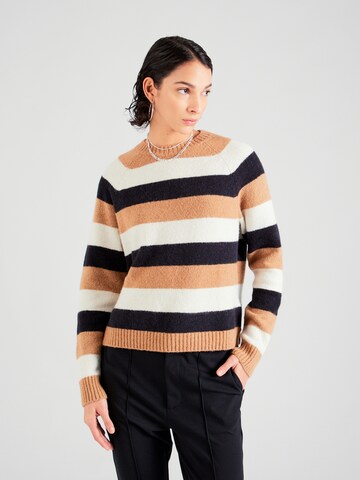 BOSS Sweater 'Febisani' in Beige: front