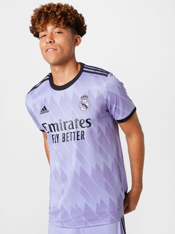 lillā ADIDAS SPORTSWEAR Sportiska stila krekls 'Real Madrid 22/23 Away': no priekšpuses