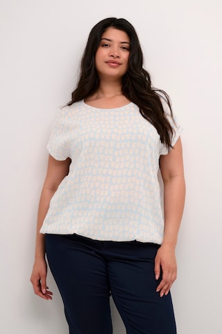 KAFFE CURVE Bluse 'lokana' i beige: forside