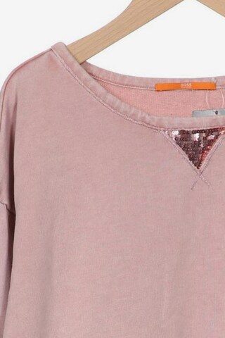 BOSS Sweatshirt & Zip-Up Hoodie in L in Pink